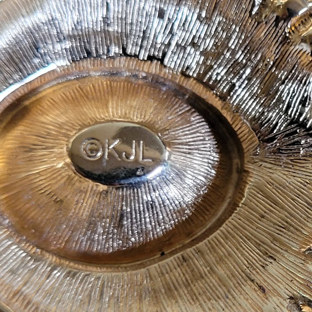 Large Vtg Kenneth J Lane Spider Brooch - image 4